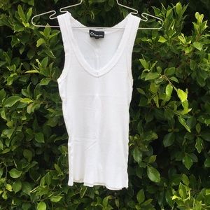 5 for $25 - Ribbed White Tank